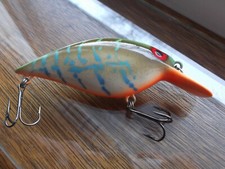 Custom Painted Pre Rapala Storm Short Wiggle Wart,AFV Size, Molting Craw