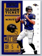 2012 Panini Contenders 7 Joe Flacco Baltimore Ravens Football Card