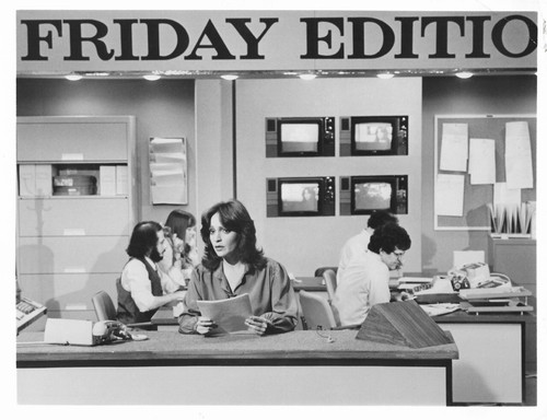 1980er Vintage Pressefoto - MELANIE CHARTOFF - "FREITAG" - ABC TV