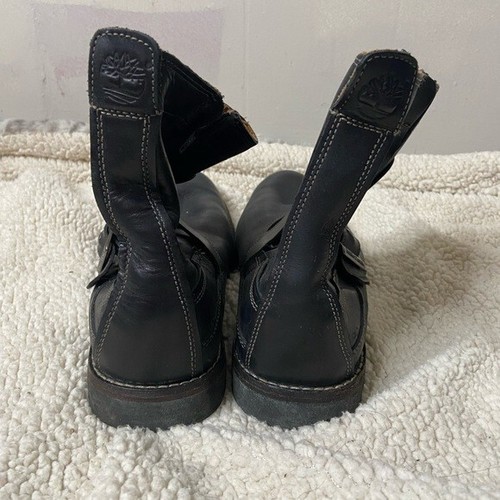 Timberland Men’s Size 9 9.5 Black Leather Boots - Picture 3 of 8