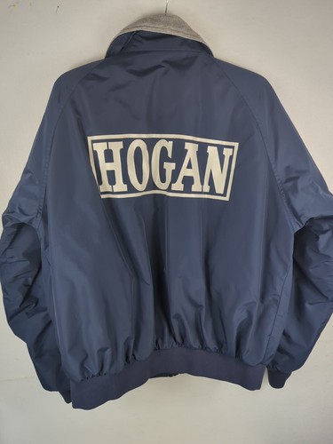 Vtg Nylon HOGAN INTERNATIONAL truck driver driving uniform jacket Size XL Patch - Picture 6 of 6