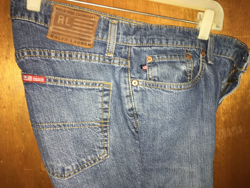 *Women's Sz 8 x 29 POLO RL SPORT Saturday Blue Jeans Casual Relaxed Fit Straight