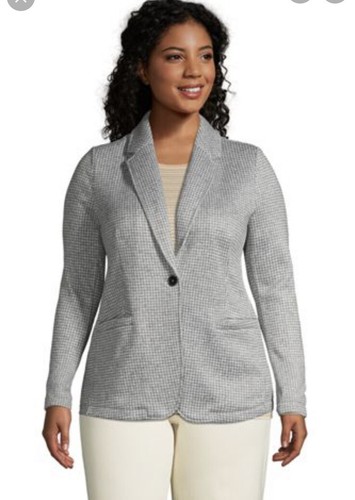 NWT Lands' End Dark Cameo Gray 