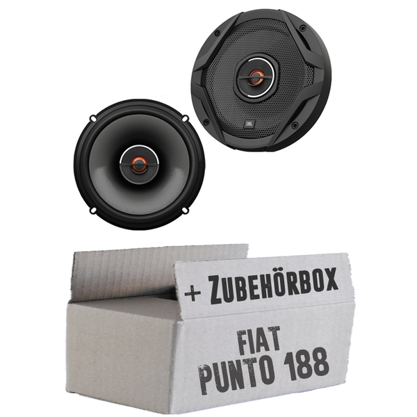 Fiat Punto 2 188 Front JBL 2-Wege 16Cm Koax Boxen Lautsprecher Einbauset PKW KFZ-image