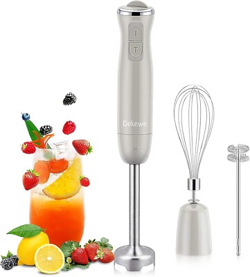 Dekewe Stabmixer elektrisch, 3 in 1 Stabmixer, 800W, 12 Geschwindigkeiten