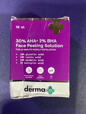 The Derma Co 30% AHA + 2% BHA Face Peeling Solution - 30 ml