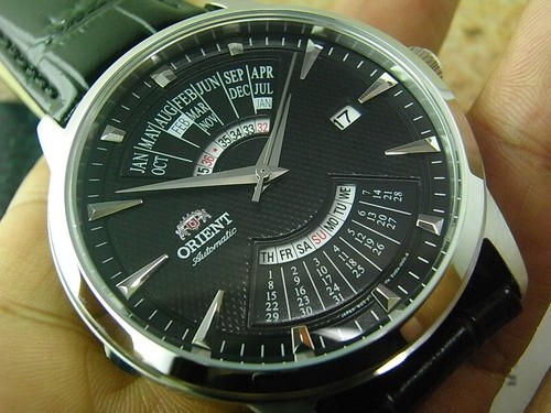 NEW ORIENT FEU0A004BH Multi Year Calendar Automatic MENS WATCH 42MM - Picture 9 of 13