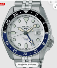 Seiko 5 Five Sports SSK033 GMT Automatic Watch 100 Meter White Dial Made Japan
