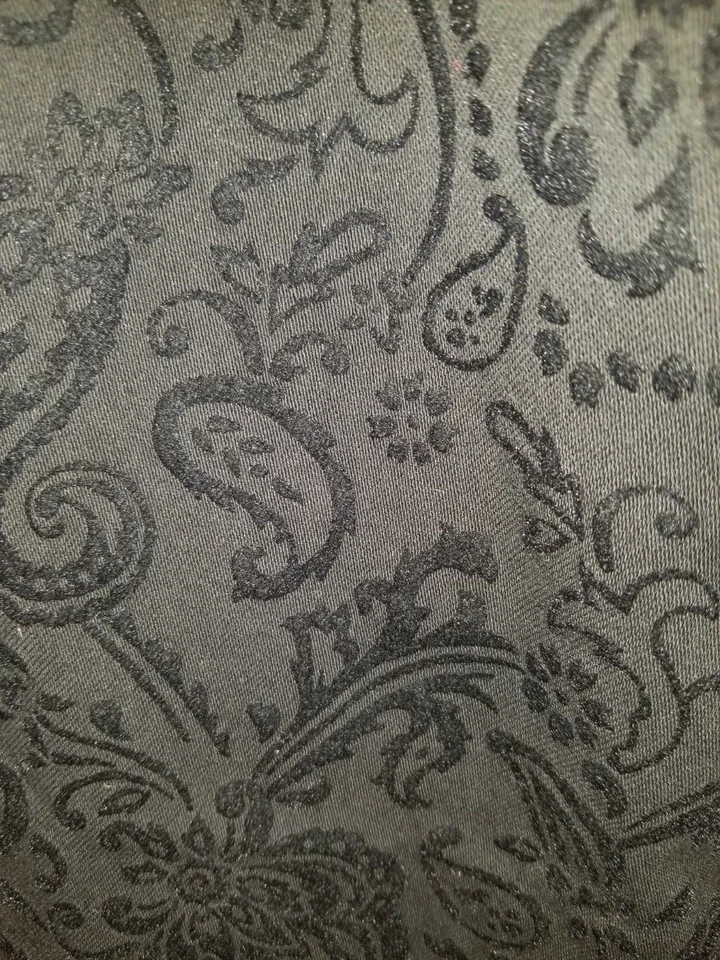 Faded Glory Womens Jegging Jeans Pants Size S Small 4/6 Black Floral Paisley - Image 3 of 4