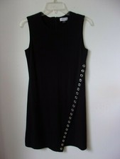 Petite CALVIN KLEIN Sleeveless Black Dress 