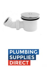 * Wirquin 90mm Hi Flow Shower Tray Waste and Trap - 202155 / 30719800 / ST90