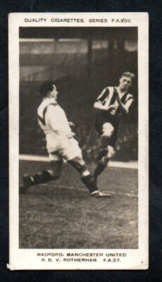 Pattreiouex Tobacco MANCHESTER UNITED Football Serie FA Radford v Rotherham