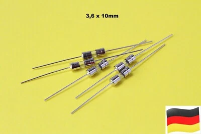 MINIATURE FUSES Feinsicherungen-Glas-Löt-Sicherung T/F 0,5-15A 250V Picofuse Littelfuse 3,6x10mm