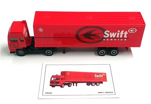 Corgi 1/64 Scale 98100 - Volvo Container Trailer Truck Swift - Red - Picture 4 of 5