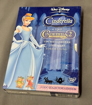 Cinderella + Cinderella 2 - Collector's Edition - 3-DVD-BOX - Neu