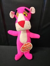 VTG 1980 12" Pink Panther Plush Stuffed Animal United Artists-Mighty Star W/Tags