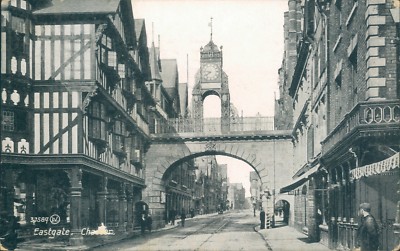 Chester Eastgate; Valentinstag Chromoton