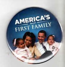 POLITICS PIN  (2008) OBAMA  America s Next First Family  OF