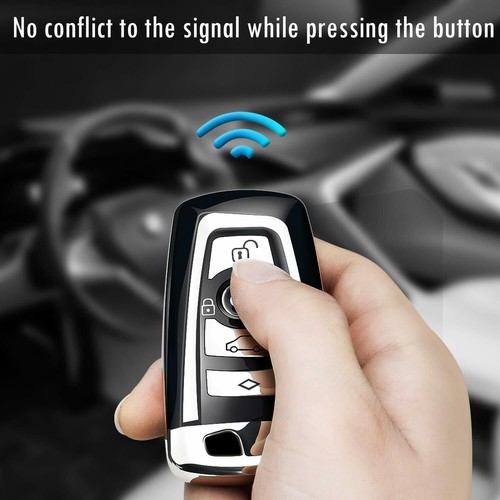 Real Carbon Fiber Remote Key Fob Case Shell Cover Fit 14-20 F32 F36 F82 M4 428i - Bild 6 von 6