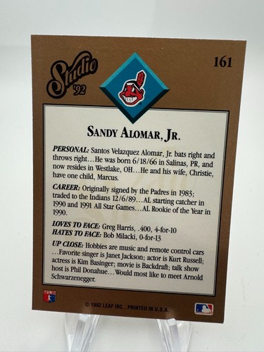 1992 Leaf Studio Baseball - #1-250 - Complete Your Set - You Pick - Picture 343 of 519