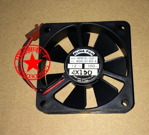 1PC Cooling Fan 60X60X15MM Cooler Fan ELINA 6015 HDF6015L-12LB-1 DC 12V 0.1A - Photo 1/1