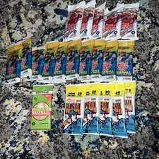 2021 Topps MLB  Ser 1 Fat Pack x5 + 20’ update series fat pk x10 + 21’  Hertg x5