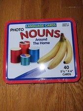 Photo Nouns Around The Home 40 Cards 5.5" X 6" Ages 3 And Up
