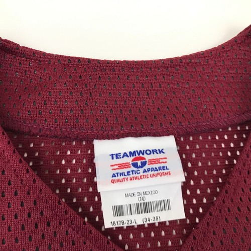 NEW Shirt Youth Size Large L Tank Top Red Jersey Sleeveless Kids Baseball Boys - Picture 3 of 6