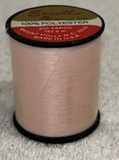 Vtg NOS Excell Light Pink 100% Polyester 200 Yards General Sewing Thread USA