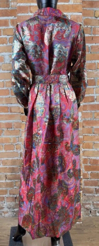 Maxi vestido vintage años 70 Gloria Moret of California Holly para mujer Foto 4 de 4