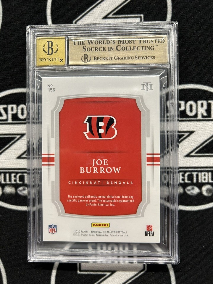 2020 Joe Burrow National Treasures True RPA /99 BGS 9.5/10 Auto | eBay