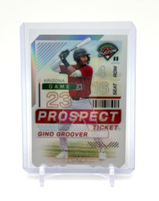 2024 Panini Prospect Edition - Gino Groover #46 - Holo Ticket Stub Silver /54