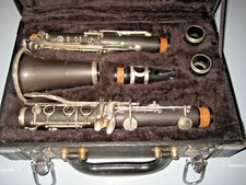 Vintage Selman Model SR991 Clarinet In Case 6 Pieces W/ Reeds