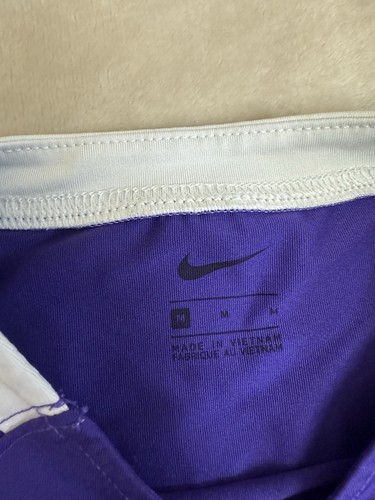 NIKE Purple Long Sleeve FITTED Athletic T Shirt Top Size YOUTH MEDIUM - Picture 7 of 14