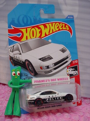 2020 i Hot Wheels NISSAN 300ZX TWIN TURBO #187 ☮ white; POLICE