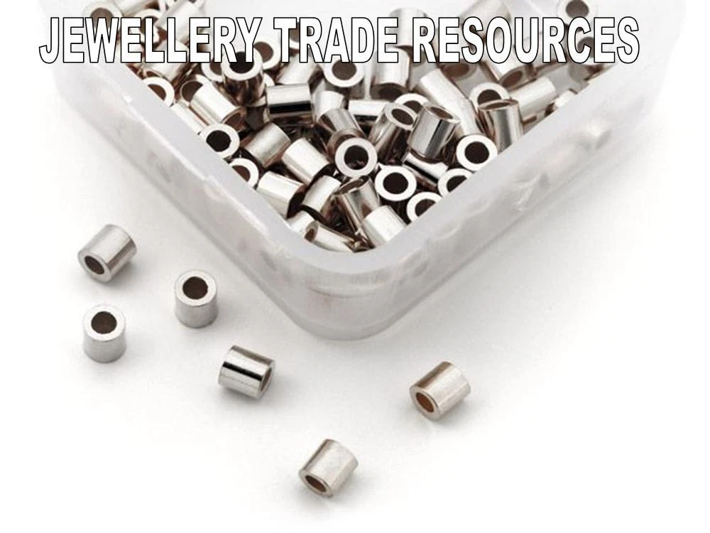 Sterling silver crimp tubes sale