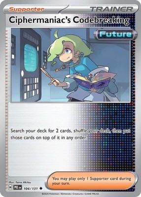 Ciphermaniac's Codebreaking PRE 104/131 Pokémon SV: Prismatic Evolutions Unco...