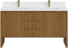 James Martin Vanities 435-V60D-1WZ Hudson 60