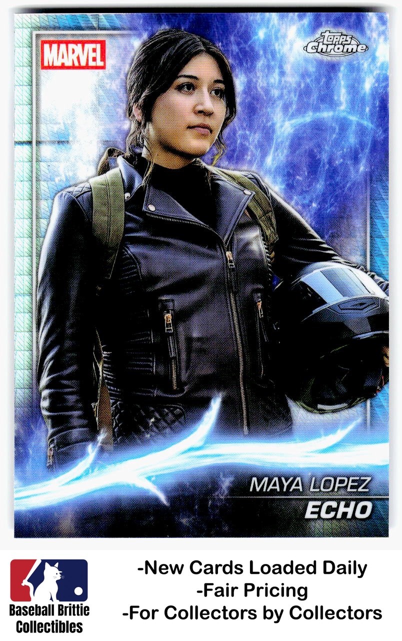 2025 Topps Chrome Marvel Studios #160 Echo Prism Refractor Echo