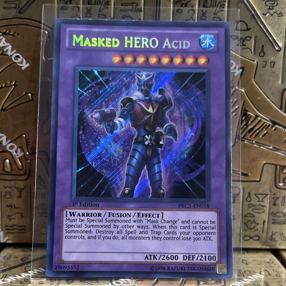 Yu-Gi-Oh! TCG Masked Hero Acid Secret Rare Individual Collectible