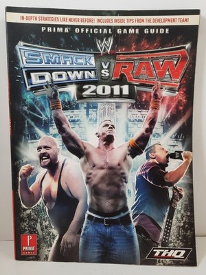 WWE Smackdown vs. Raw  2011 Prima Official Strategy Guide NDS PS2/3 PSP Wii 360