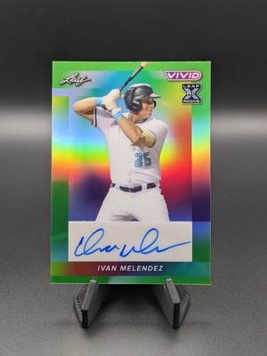 2023 Leaf Vivid - #BA-IM1 Ivan Melendez Autograph Refractor */4 | Diamondbacks