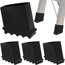 4 Pcs Ladder Feet Covers, Nonslip Rubber Foot Pads for 1.97 x 1.97 x 0.98 in