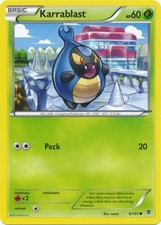 4x Lightly Played Karrablast - 6/101 - Common Pokemon Plasma Blast