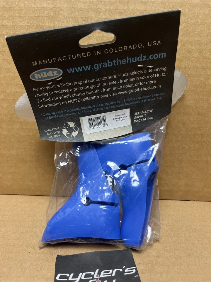 Hudz Campagnolo Ergo V3 Enhancement Soft Brake Hoods Shifters Road Bike Bicycle - Image 3 of 4