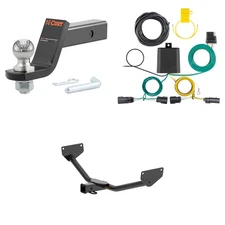 CURT Class 3 Towing Kit Trailer Hitch, Wiring, Ball Mount - 13585, 56514, 45856