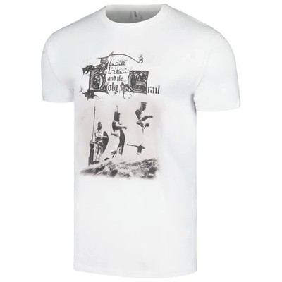 NEW! Monty Python Knight Riders BRAVADO rock off T-Shirt - White MENS L