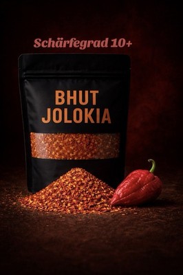 50 g Ghost Pepper Flocken: extrem scharf & aromatisch!