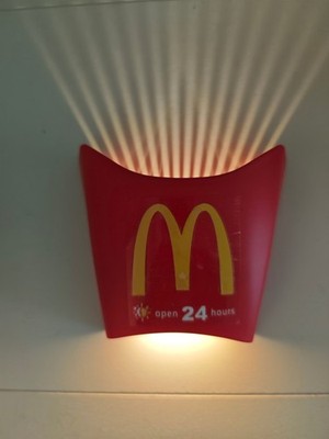 French fries night light - rechargable