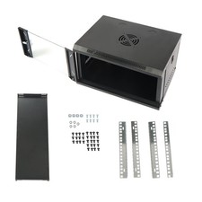 Wall Mount 6U Network Server Rack Cabinet Enclosure 15.5'' Deep Door Lock
